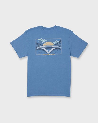 Wave Primitive Classic Short Sleeve T-Shirt - Riviera Heather