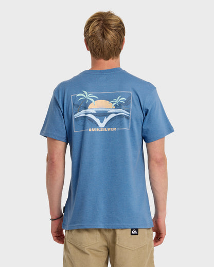 Wave Primitive Classic Short Sleeve T-Shirt - Riviera Heather