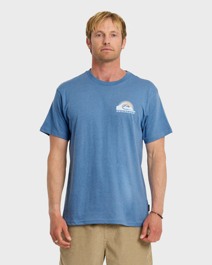 Wave Primitive Classic Short Sleeve T-Shirt - Riviera Heather