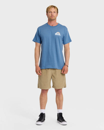 Wave Primitive Classic Short Sleeve T-Shirt - Riviera Heather