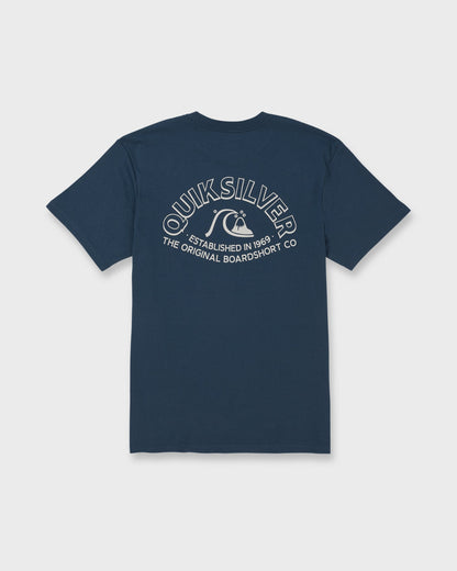 Bubble Arch Short Sleeve T-Shirt - Dark Denim