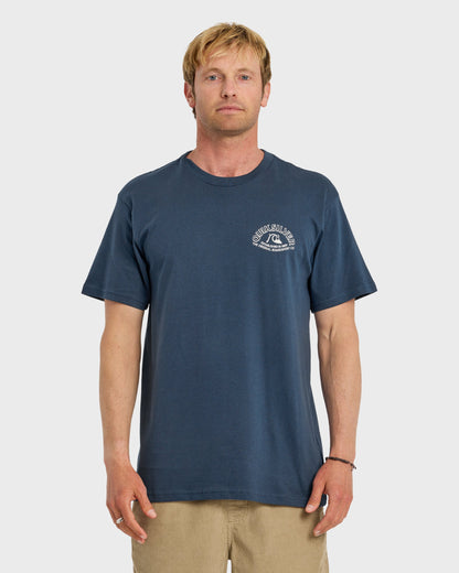 Bubble Arch Short Sleeve T-Shirt - Dark Denim