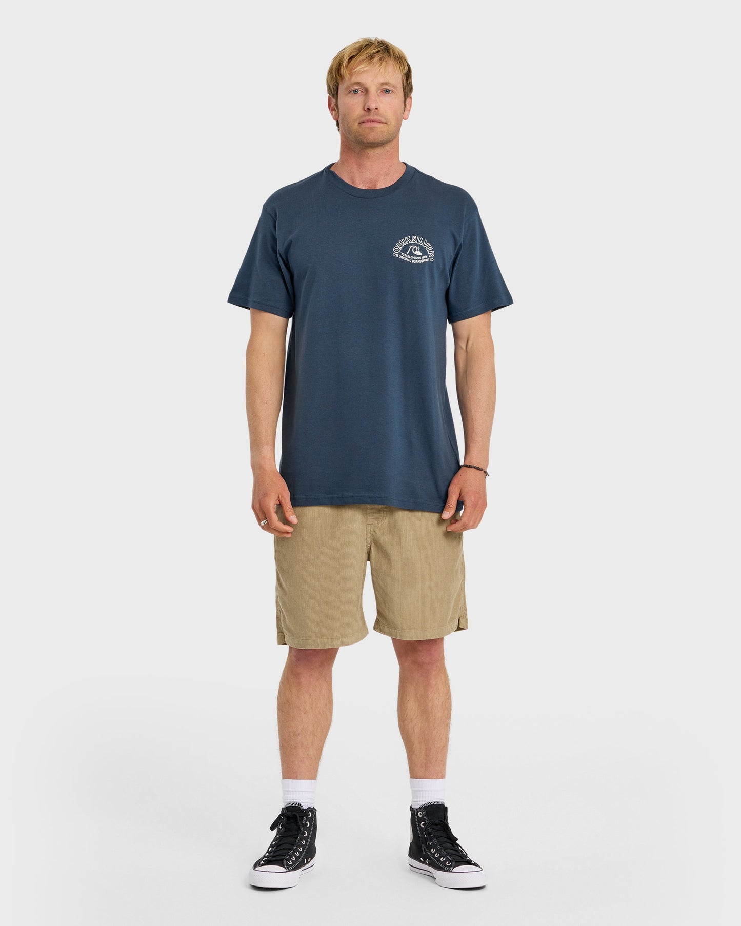 Bubble Arch Short Sleeve T-Shirt - Dark Denim
