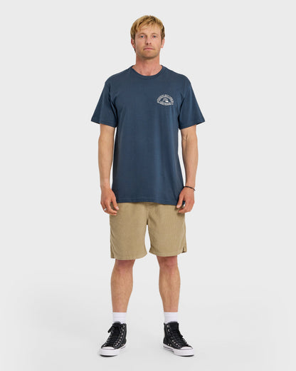 Bubble Arch Short Sleeve T-Shirt - Dark Denim