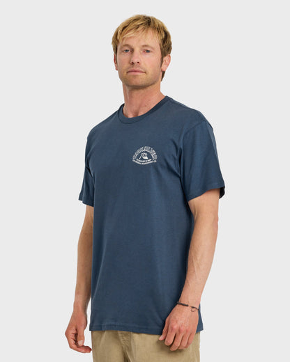 Bubble Arch Short Sleeve T-Shirt - Dark Denim
