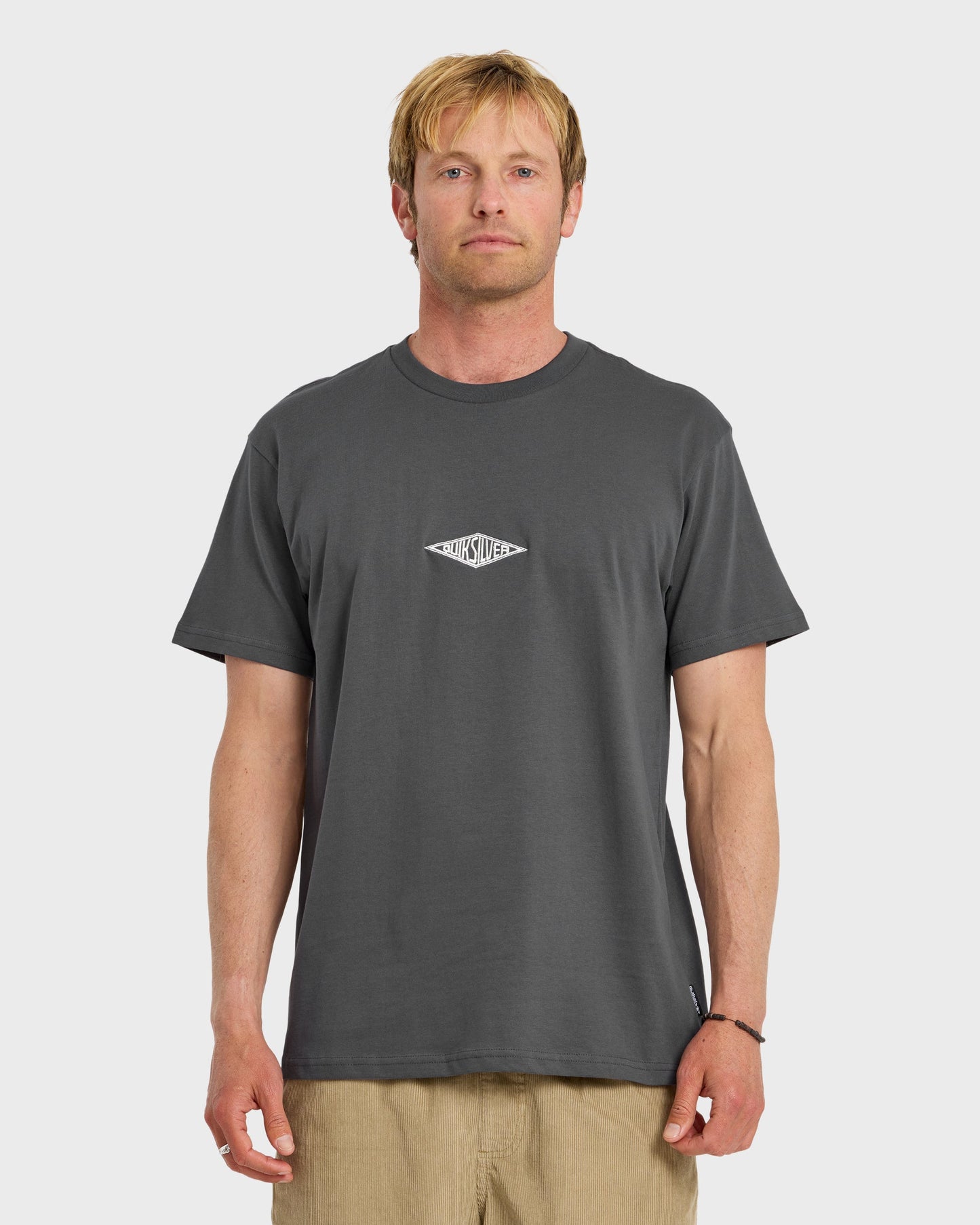 Work Ship Embroidered Short Sleeve T-Shirt - Iron Gate