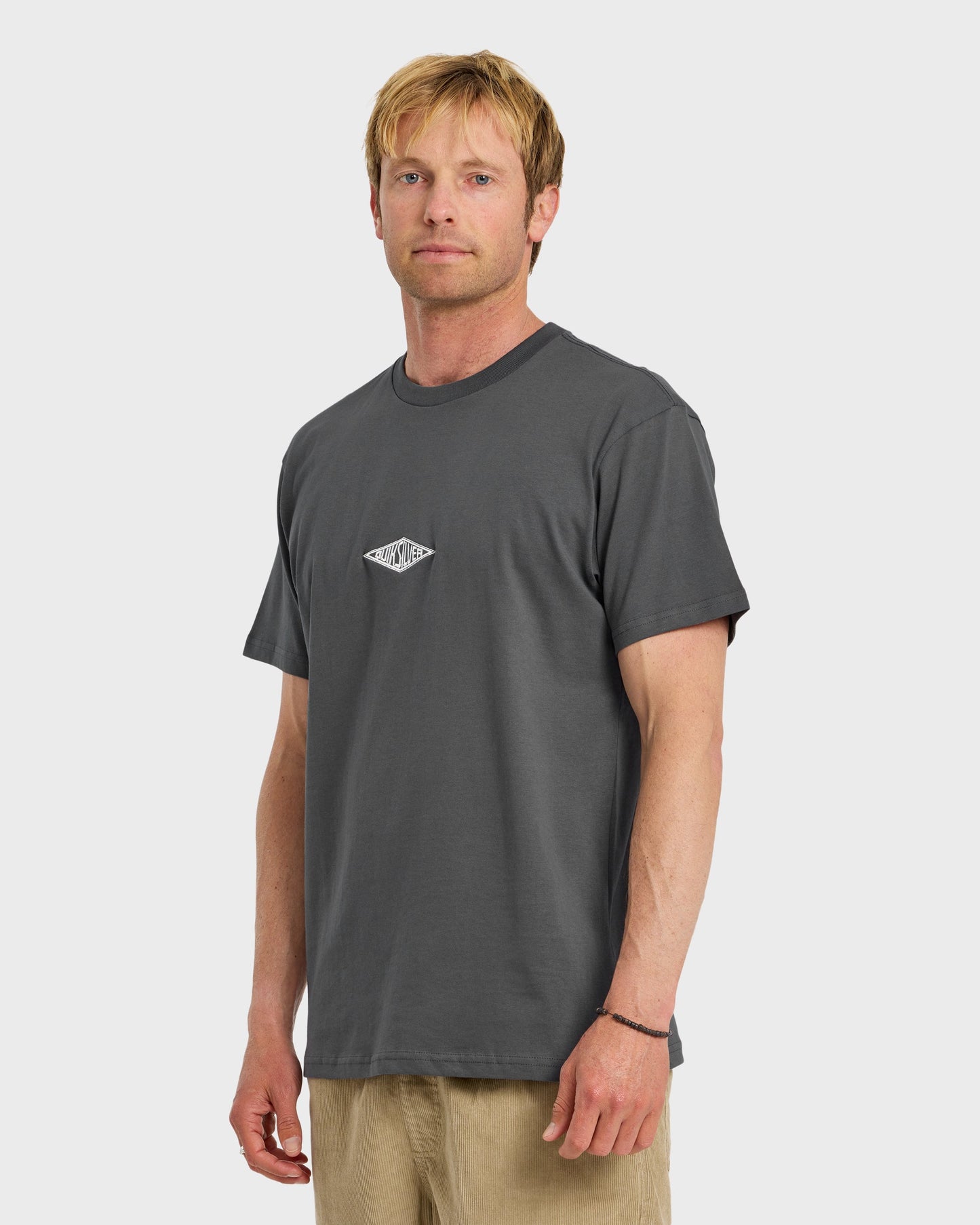 Work Ship Embroidered Short Sleeve T-Shirt - Iron Gate