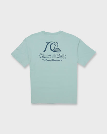 Vintage Bubble Originals Oversized Short Sleeve Graphic T-Shirt - Blue Haze