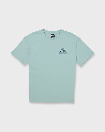 Vintage Bubble Originals Oversized Short Sleeve Graphic T-Shirt - Blue Haze