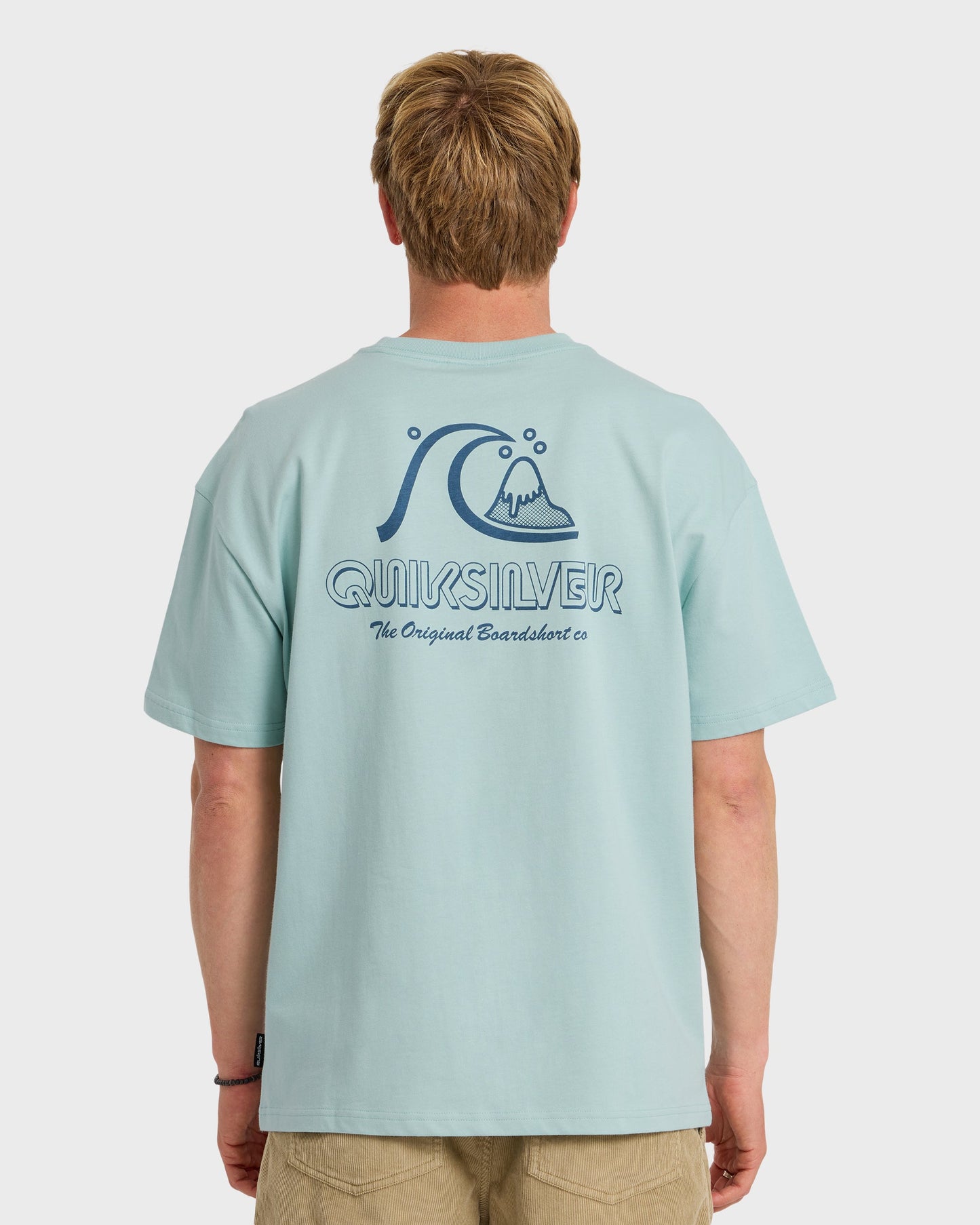 Vintage Bubble Originals Oversized Short Sleeve Graphic T-Shirt - Blue Haze