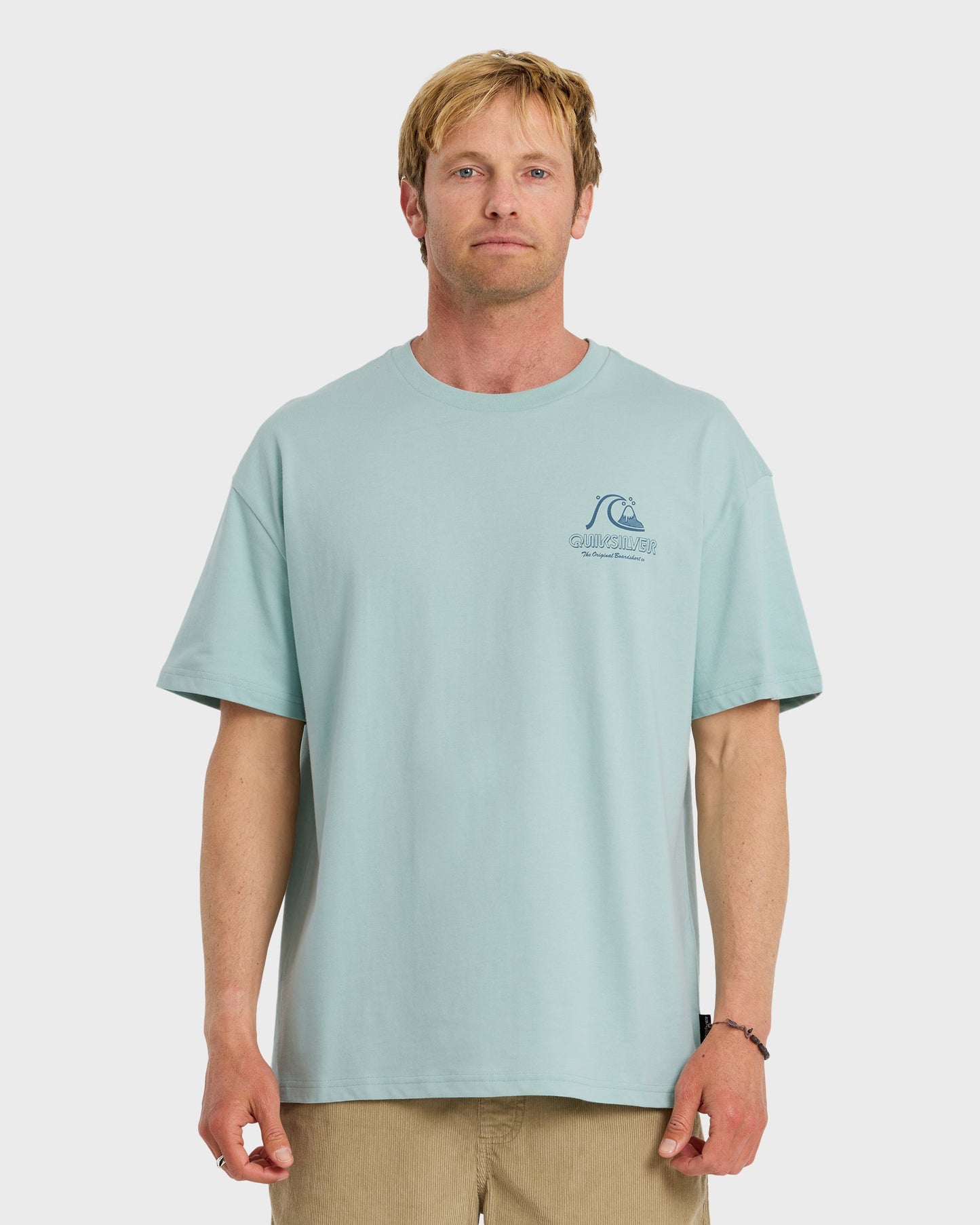 Vintage Bubble Originals Oversized Short Sleeve Graphic T-Shirt - Blue Haze