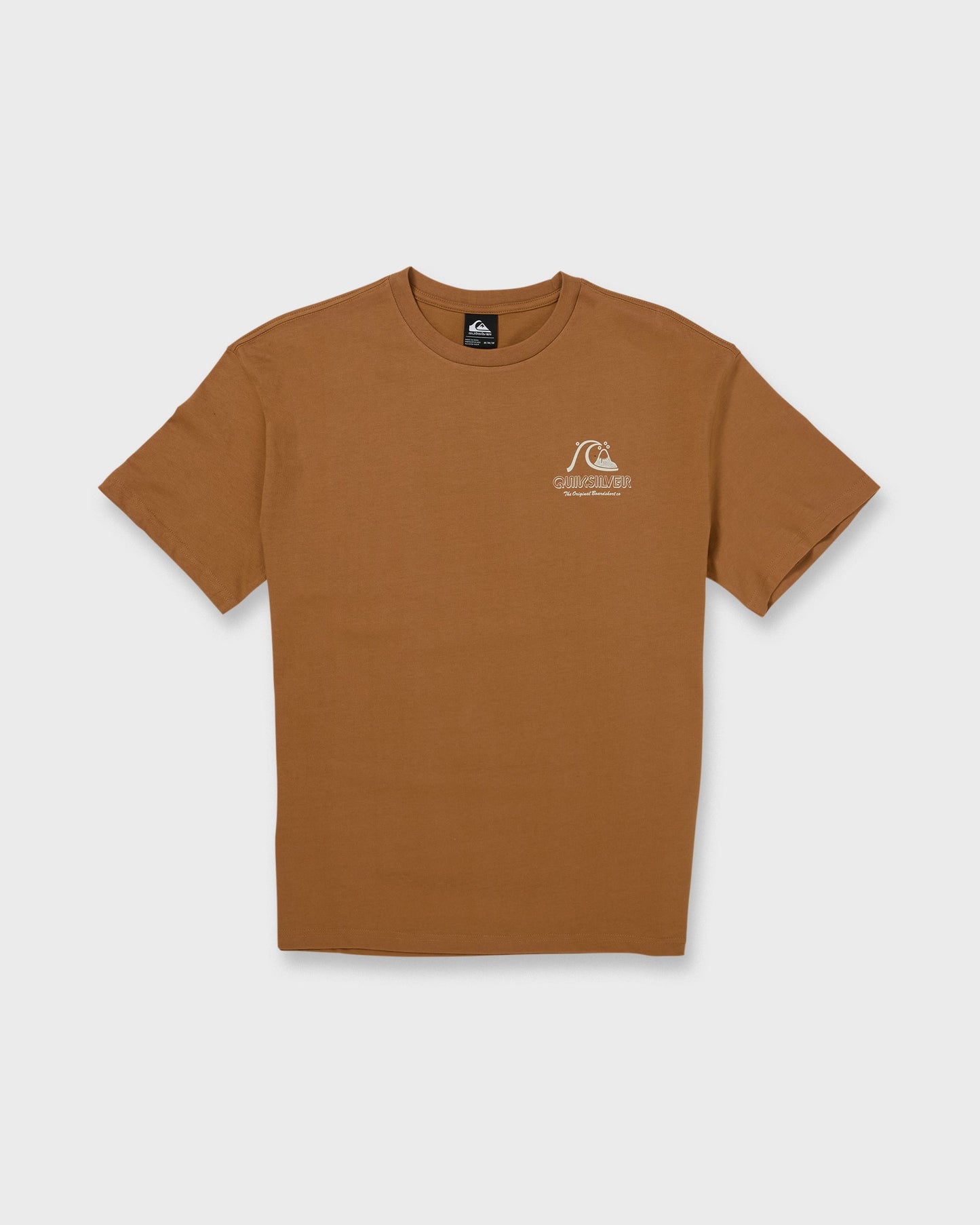 Vintage Bubble Originals Oversized Short Sleeve Graphic T-Shirt - Tobacco