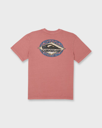 Foil Stamp Pigment-Dyed Short Sleeve T-Shirt - Desert Sand
