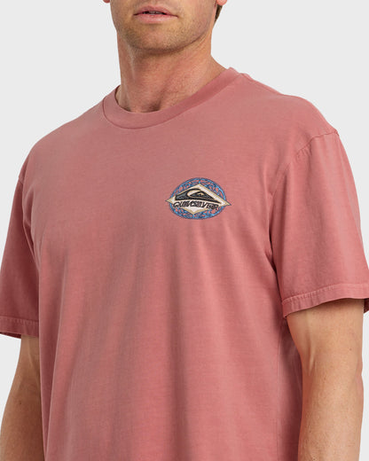 Foil Stamp Pigment-Dyed Short Sleeve T-Shirt - Desert Sand
