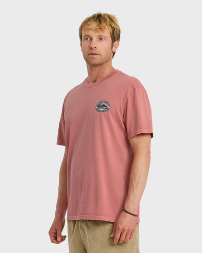 Foil Stamp Pigment-Dyed Short Sleeve T-Shirt - Desert Sand