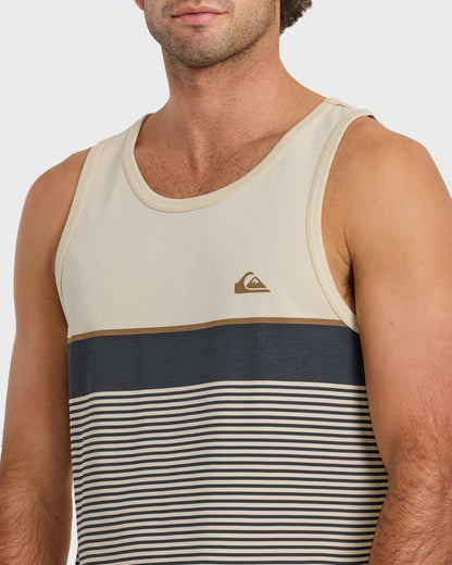 Tijuana Striped Tank - Bone White