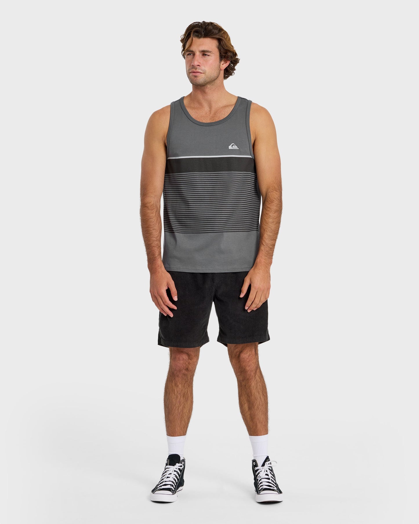 Tijuana Striped Tank - Iron Gate