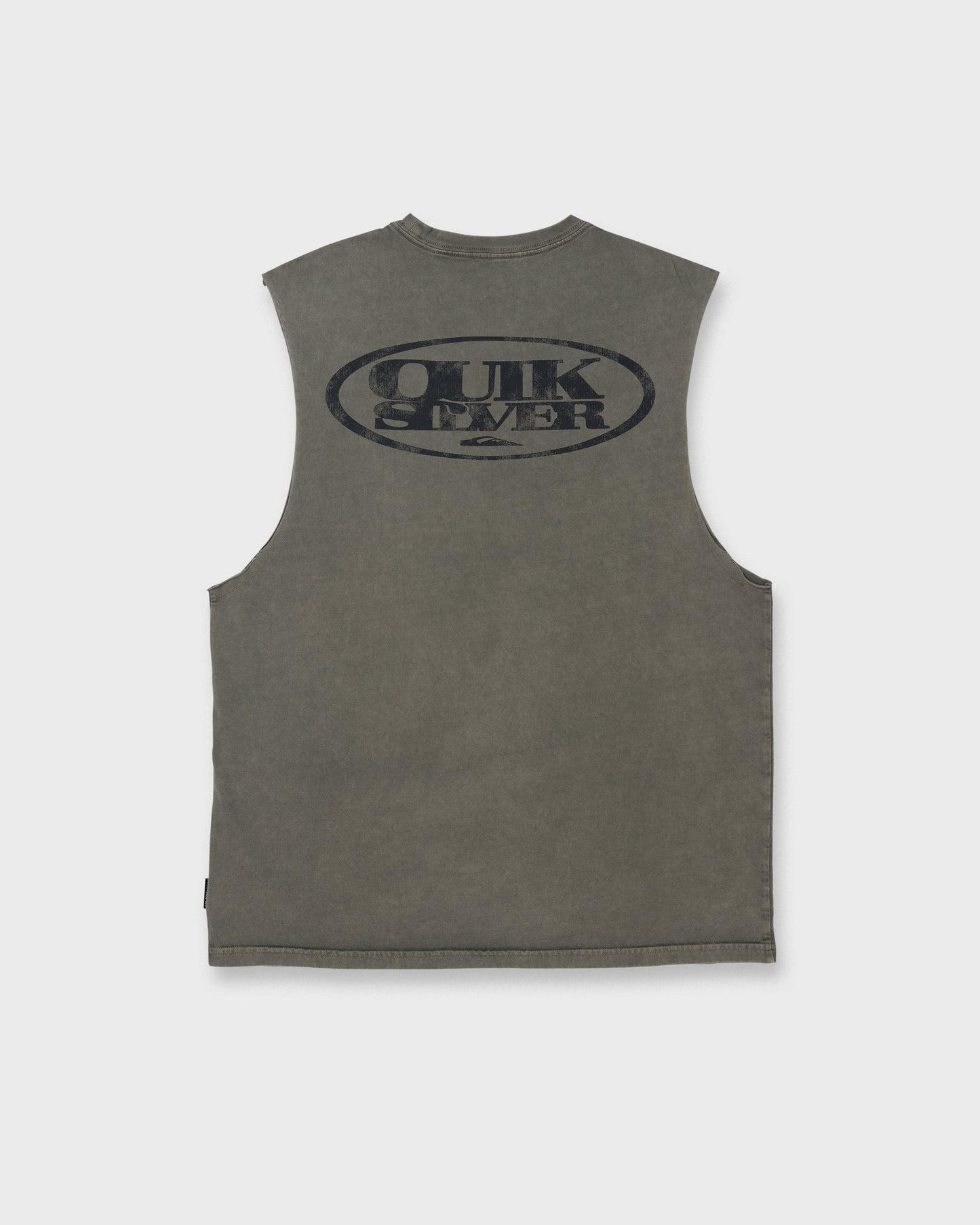 Blends Oversized Acid Wash Tank Top - Grape Leaf