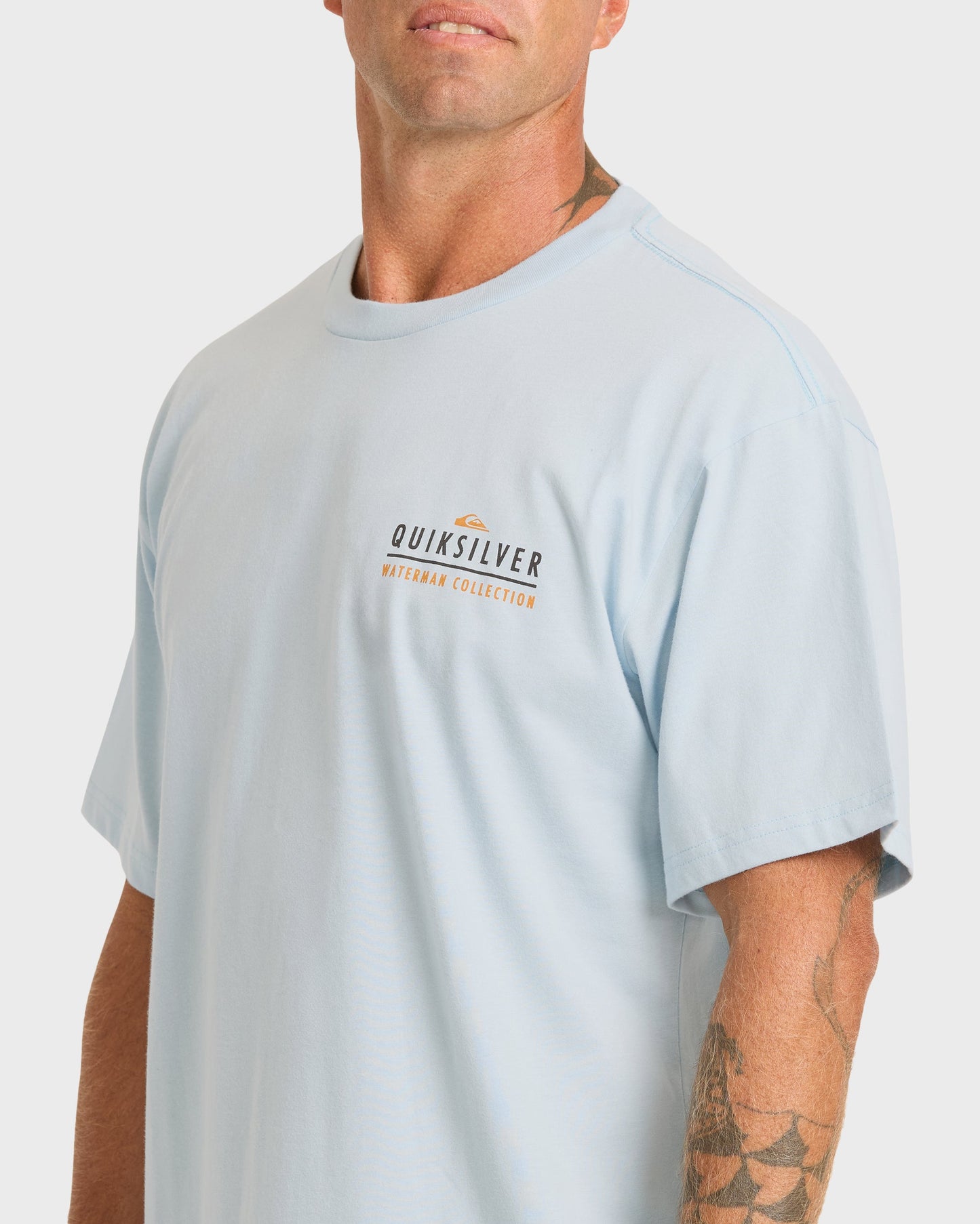 Waterman Off The Grid Sueded Short Sleeve T-Shirt - Skyway