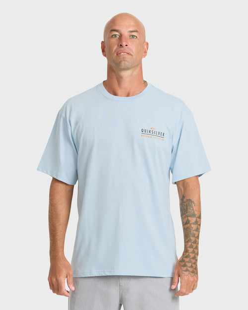 Waterman Off The Grid Sueded Short Sleeve T-Shirt - Skyway