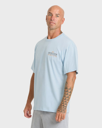 Waterman Off The Grid Sueded Short Sleeve T-Shirt - Skyway