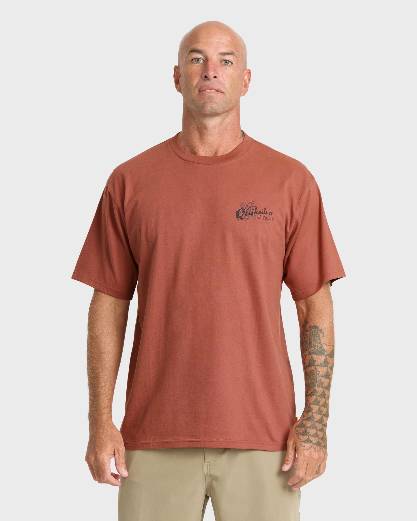 Waterman Lady Ukulele Short Sleeve T-Shirt - Marsala