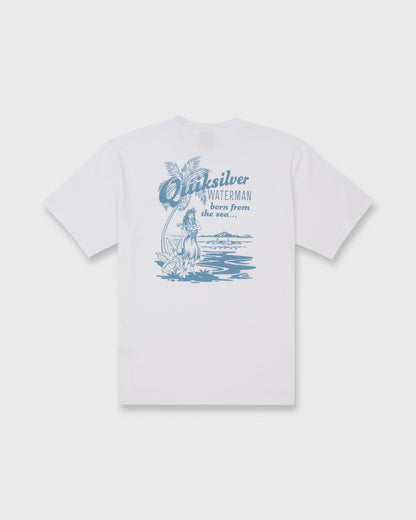 Waterman Lady Ukulele Short Sleeve T-Shirt - White