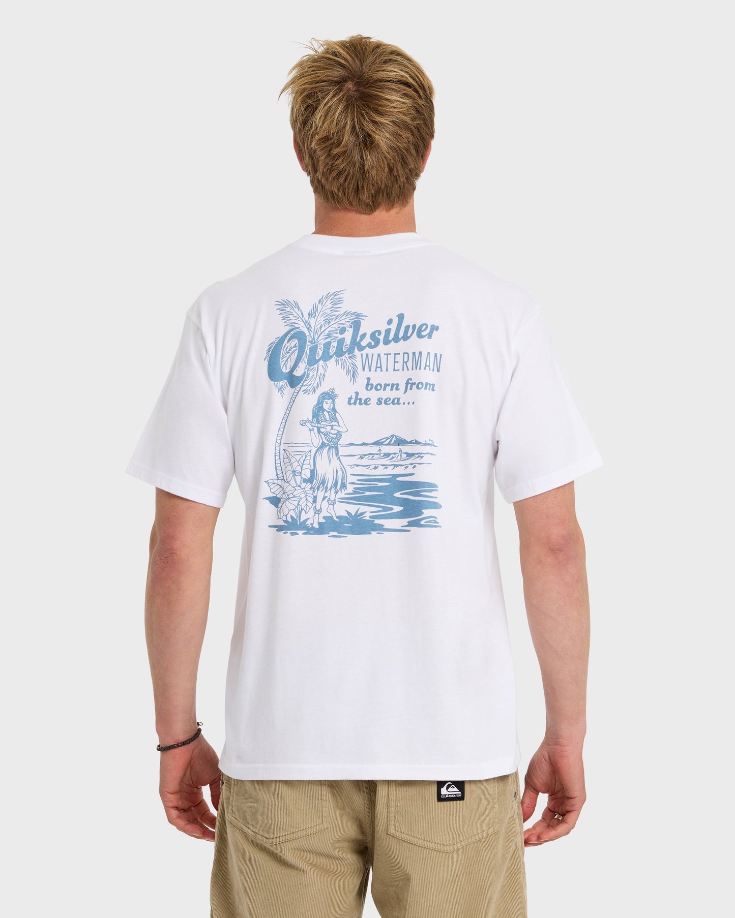Waterman Lady Ukulele Short Sleeve T-Shirt - White