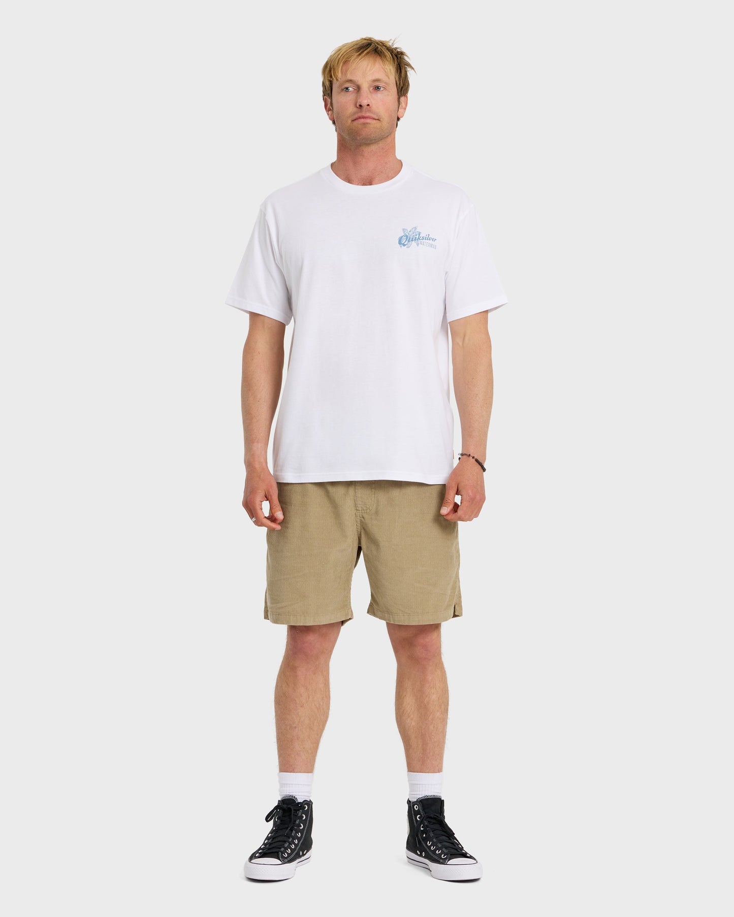 Waterman Lady Ukulele Short Sleeve T-Shirt - White