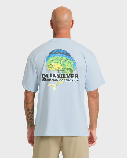 Waterman Big Bull Sueded Short Sleeve T-Shirt - Skyway
