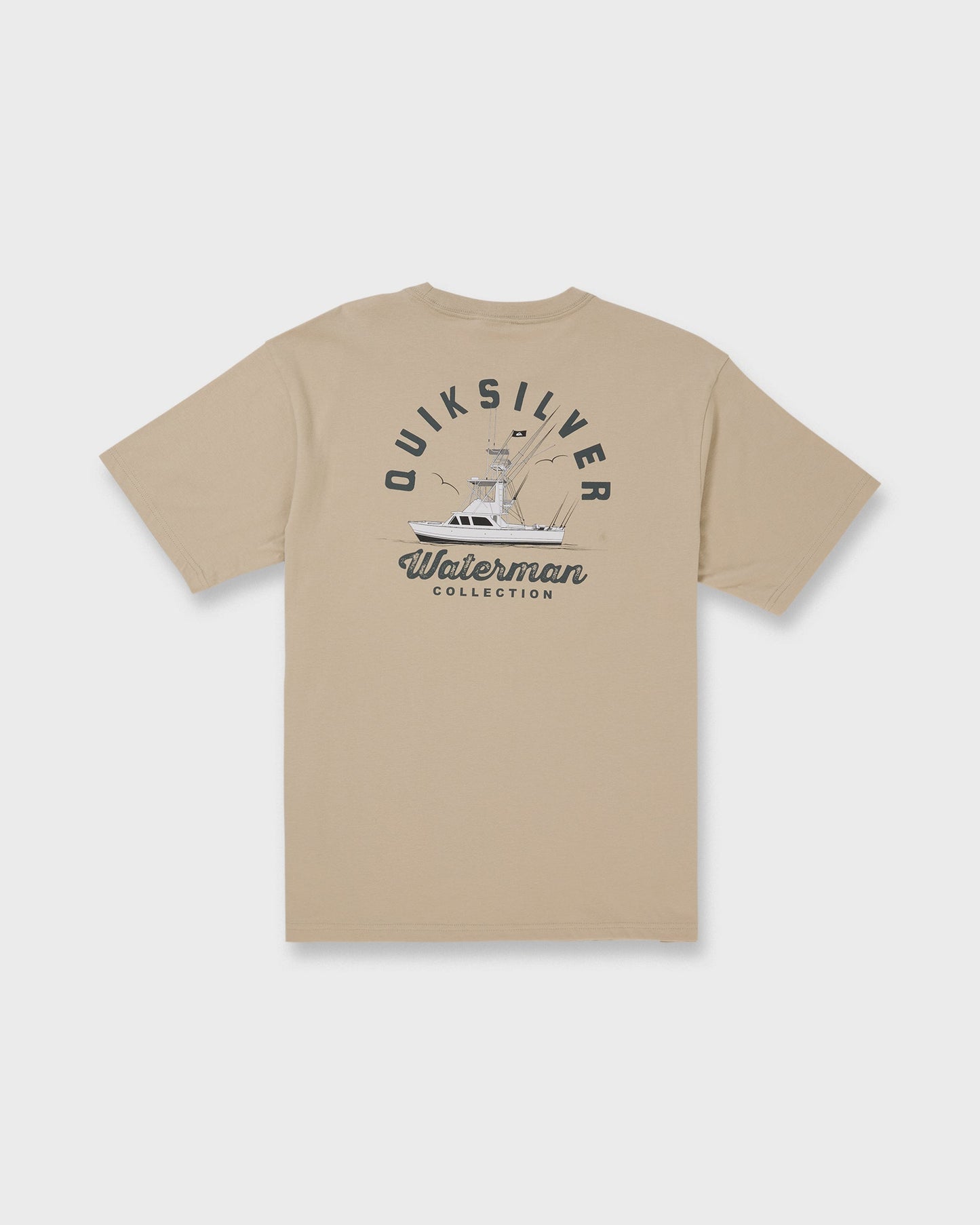 Waterman Early Morning Sueded Short Sleeve T-Shirt - Plaza Taupe