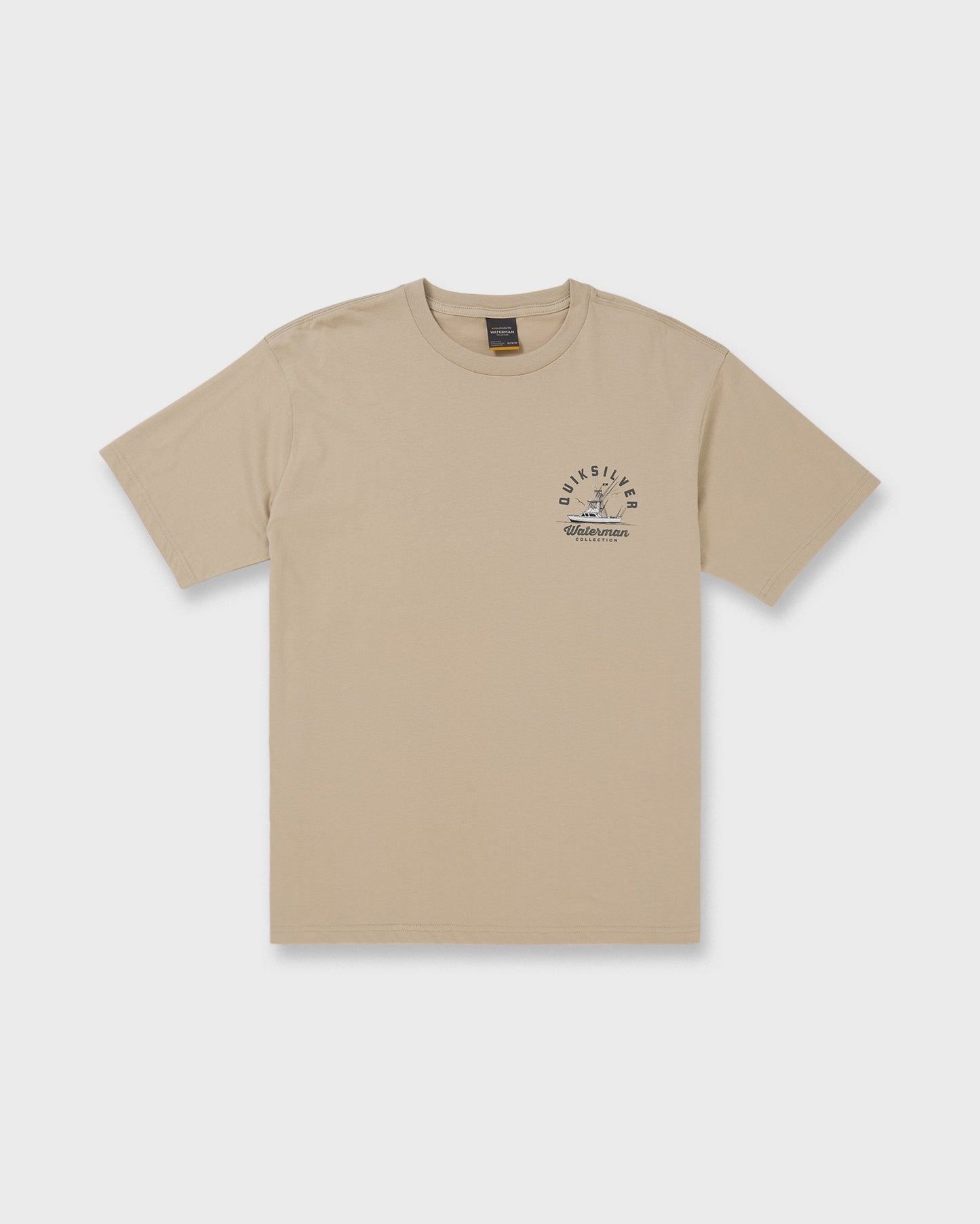 Waterman Early Morning Sueded Short Sleeve T-Shirt - Plaza Taupe