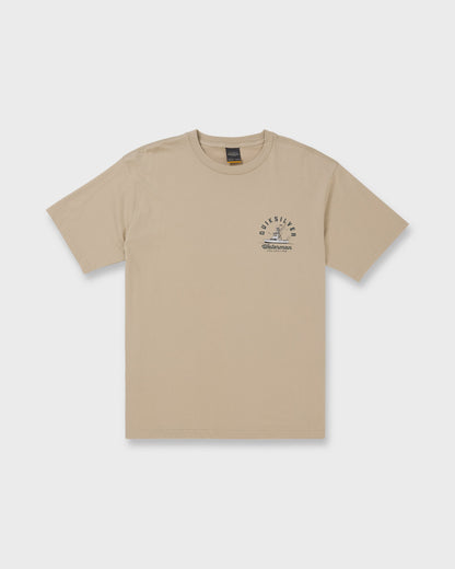 Waterman Early Morning Sueded Short Sleeve T-Shirt - Plaza Taupe