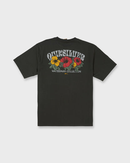 Waterman Las Flores Sueded Short Sleeve T-Shirt - Phantom
