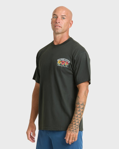 Waterman Las Flores Sueded Short Sleeve T-Shirt - Phantom