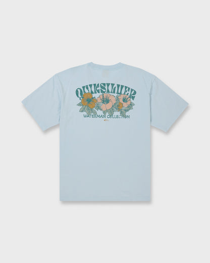 Waterman Las Flores Sueded Short Sleeve T-Shirt - Skyway