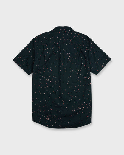 Ditsy Blossom Classic Short Sleeve Shirt - Anthracite