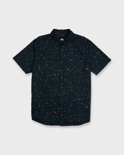 Ditsy Blossom Classic Short Sleeve Shirt - Anthracite
