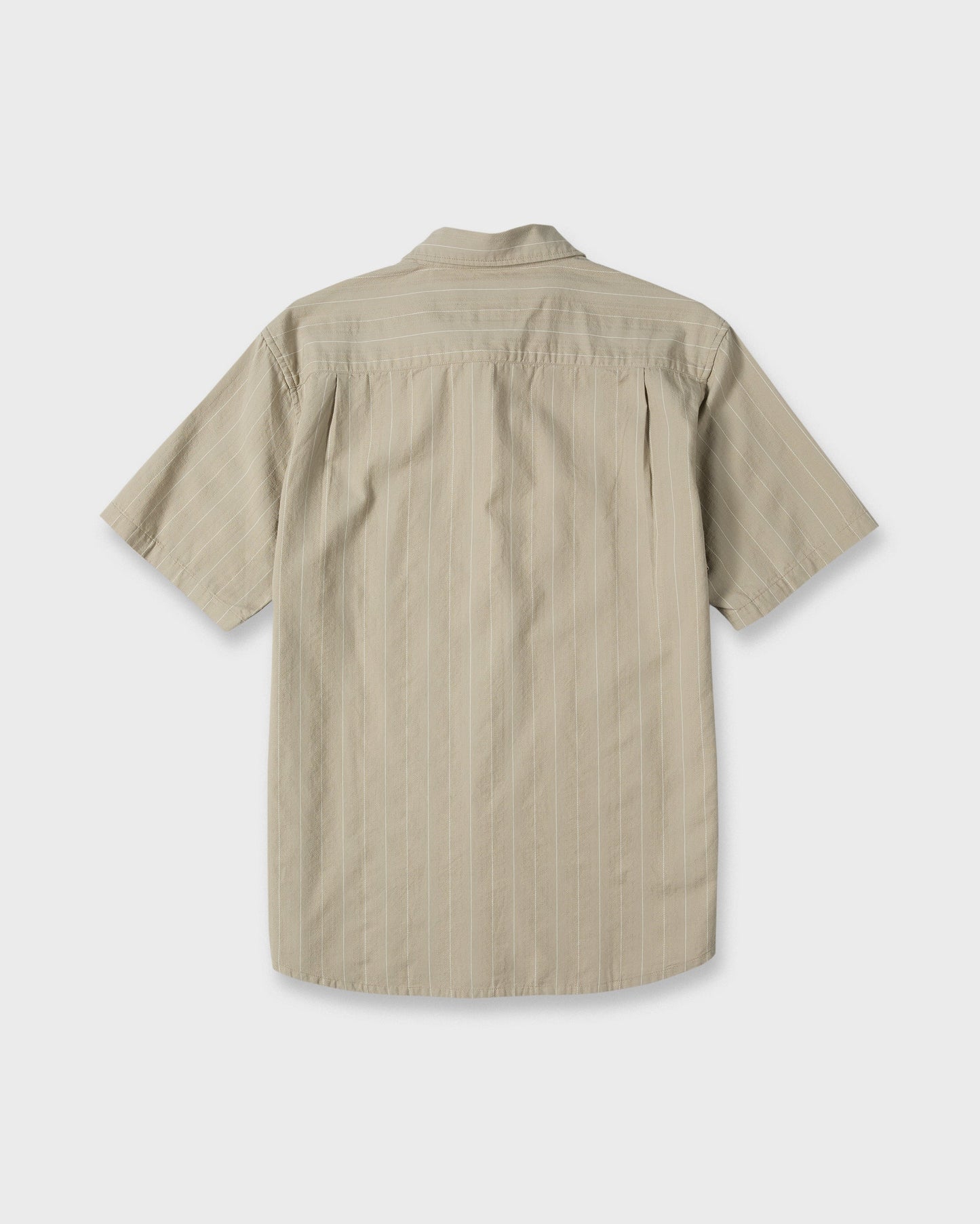 Dobby Stripe Classic Short Sleeve Woven Shirt - Seneca Rock