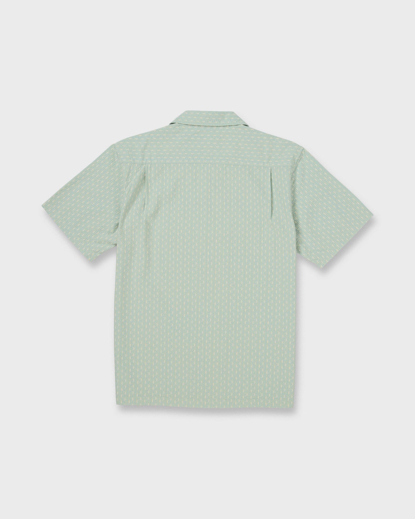 Horizons Casual Seersucker Short Sleeve Shirt - Blue Haze
