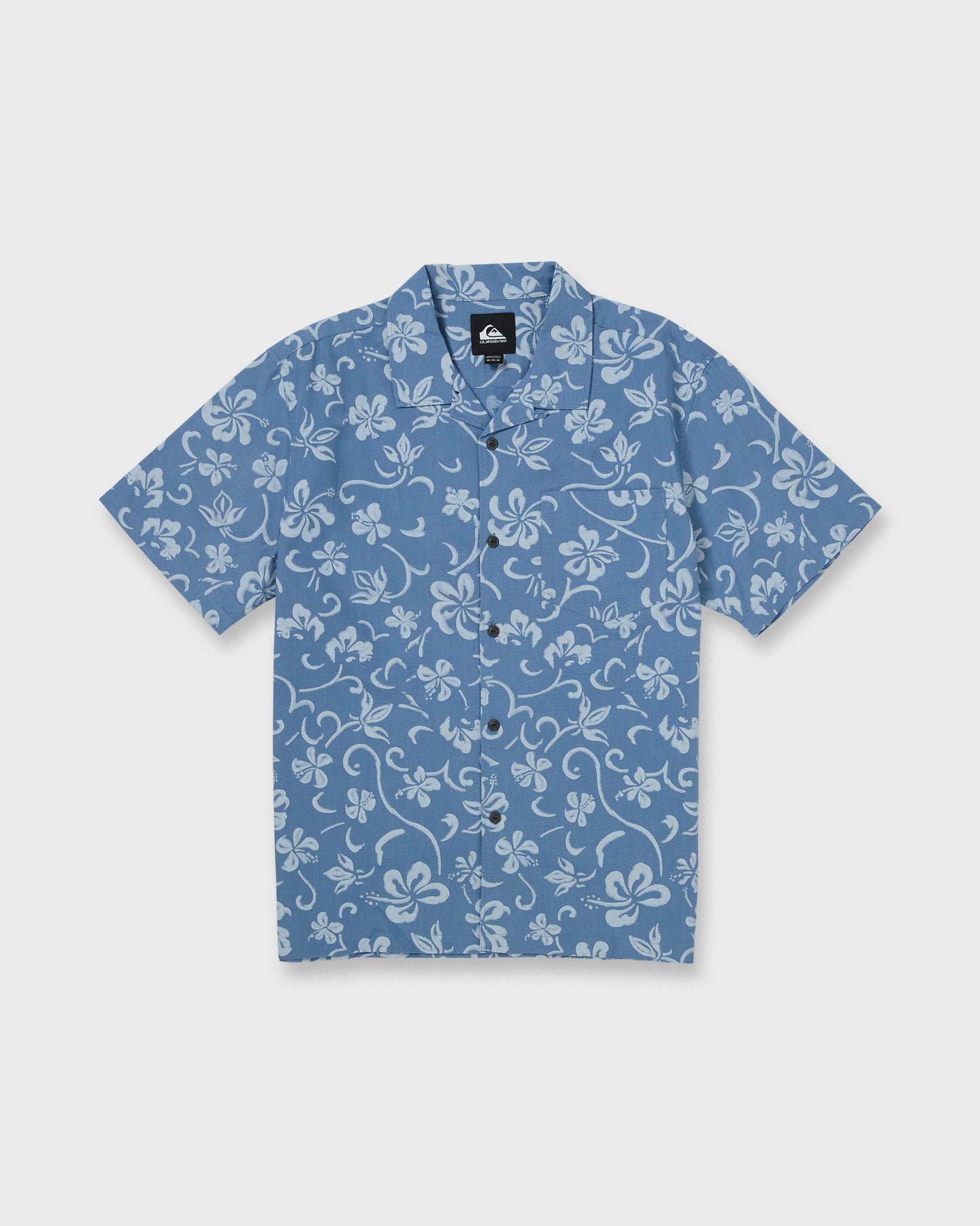 Lo-Biscus DNA Short Sleeve Camp Shirt - Riviera