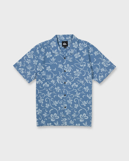 Lo-Biscus DNA Short Sleeve Camp Shirt - Riviera