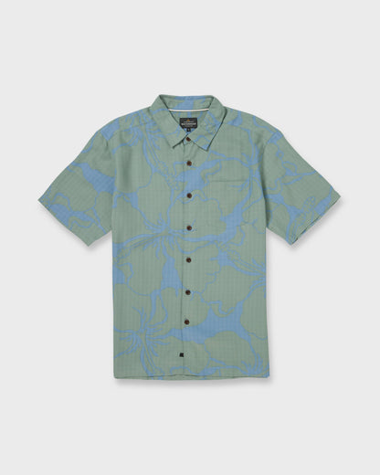 Waterman Bay Breeze Short Sleeve Shirt - Lily Pad