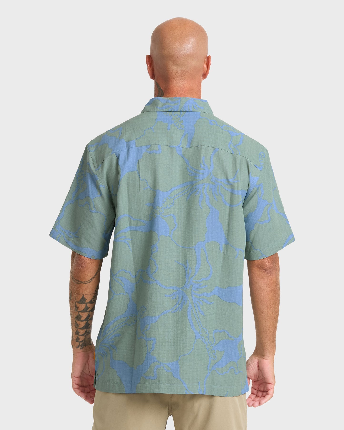 Waterman Bay Breeze Short Sleeve Shirt - Lily Pad