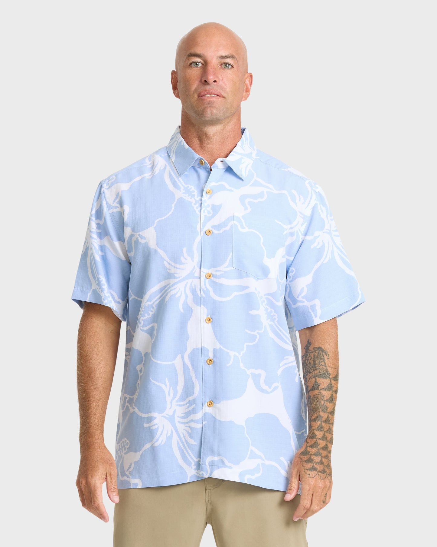 Waterman Bay Breeze Short Sleeve Shirt - Skyway