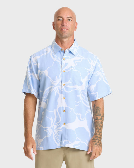 Waterman Bay Breeze Short Sleeve Shirt - Skyway