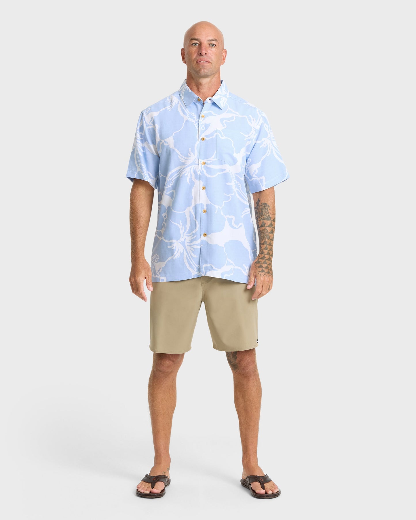 Waterman Bay Breeze Short Sleeve Shirt - Skyway