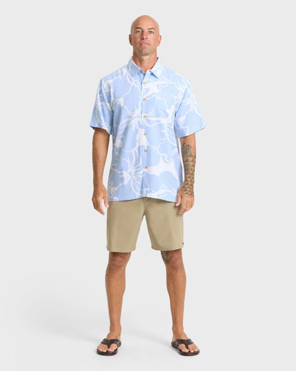 Waterman Bay Breeze Short Sleeve Shirt - Skyway
