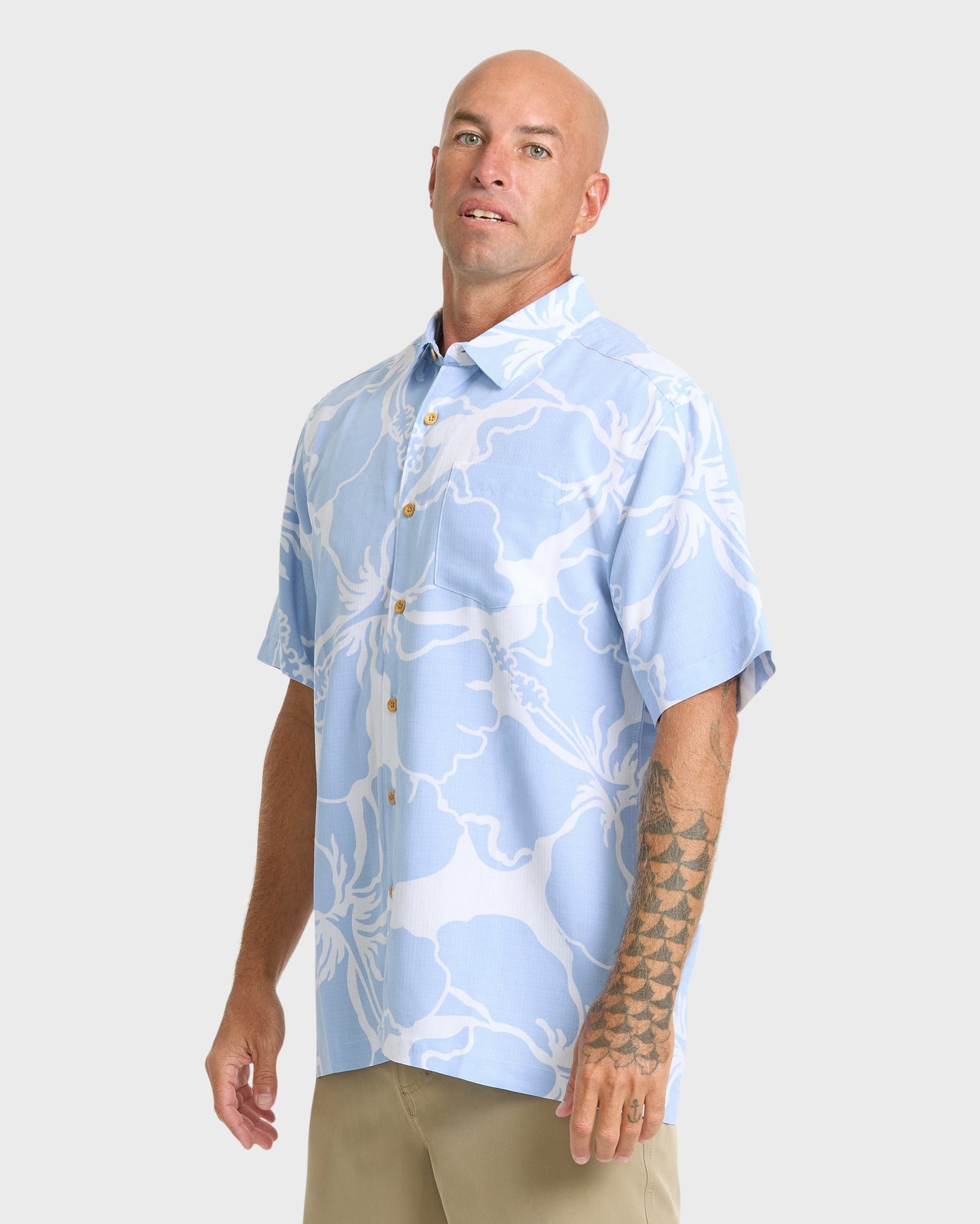 Waterman Bay Breeze Short Sleeve Shirt - Skyway