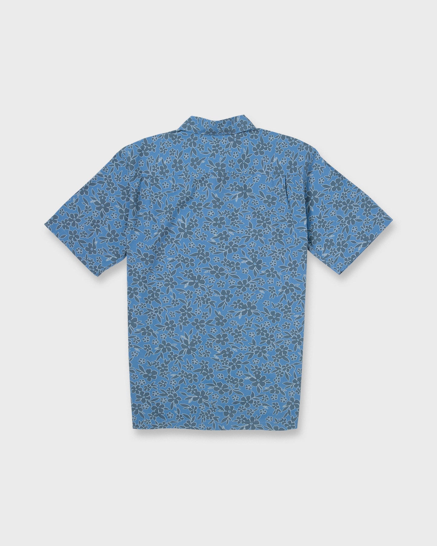Waterman Flower Field Short Sleeve Shirt - Blue Shadow